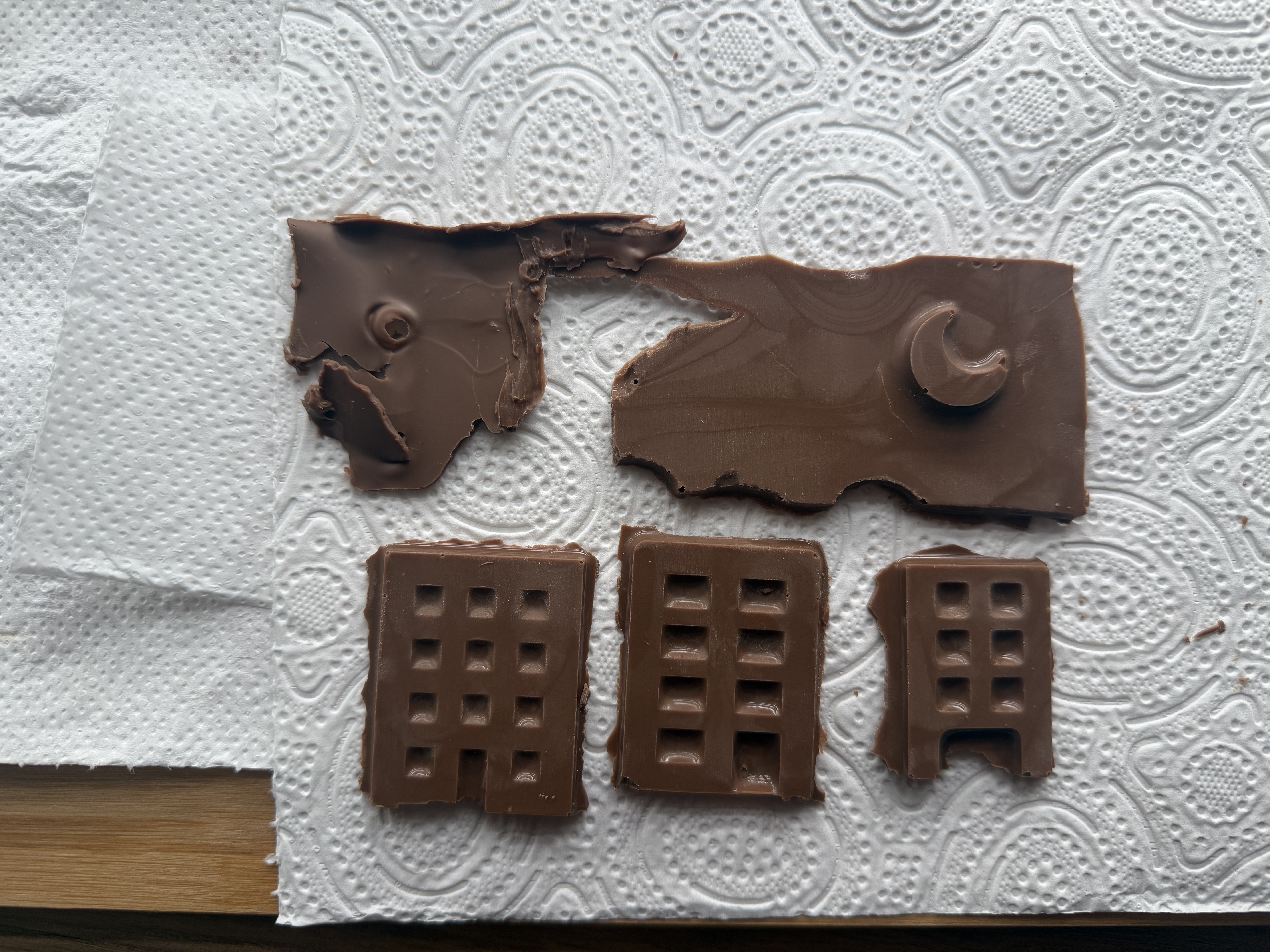 huisjes van chocolade