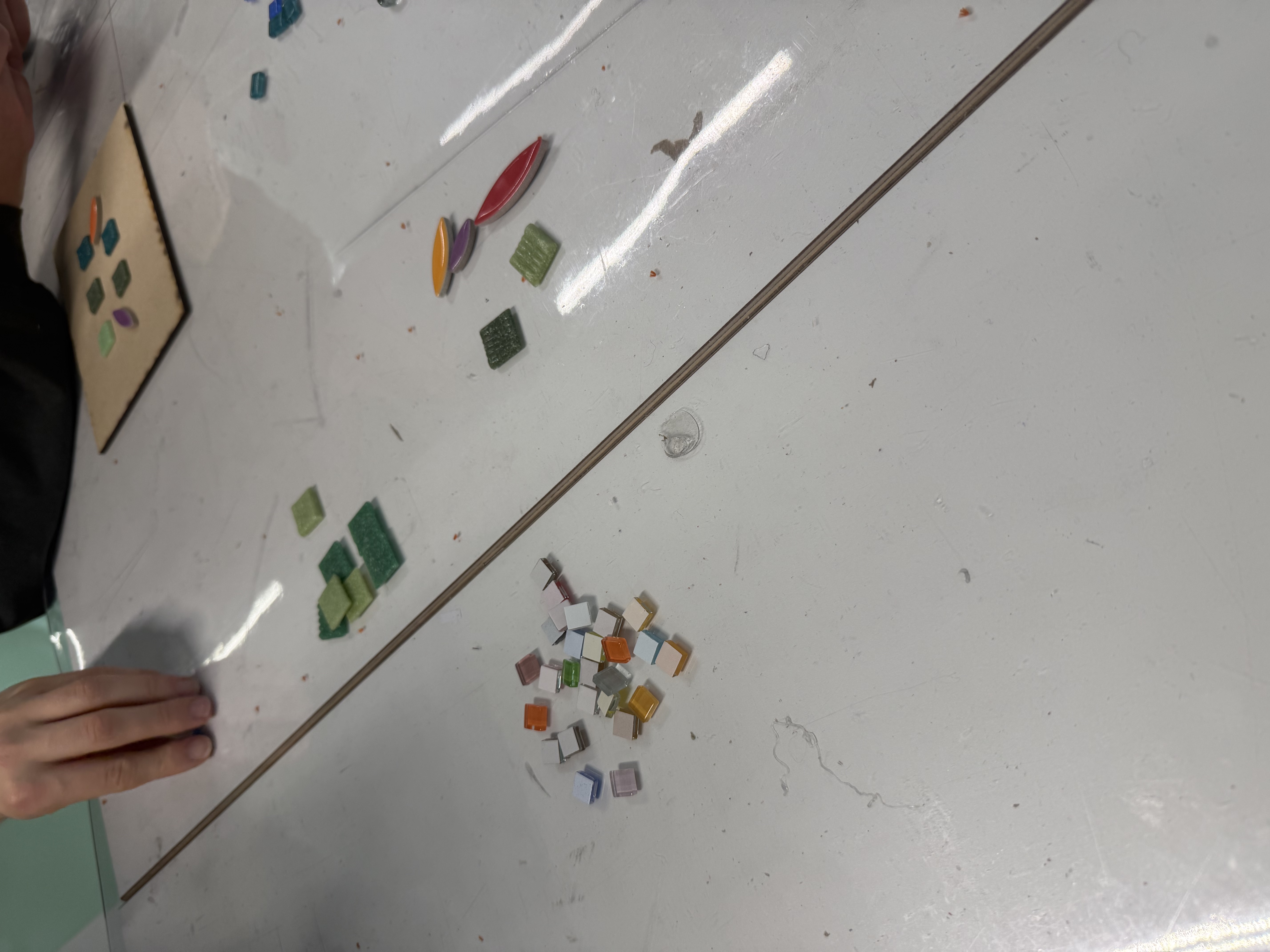 foto van de gepakte steentjes